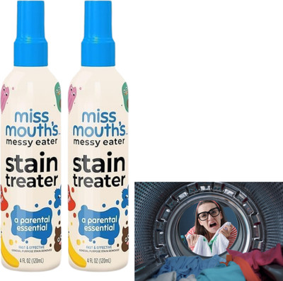 NOXUVO Effective miss mouth messy eater stain treater (Pack of 2) | Fabric & Cloth Clea Stain Remover