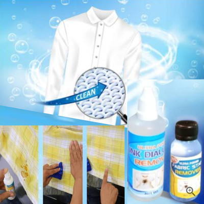 Shreyansh Fabric Stain Remover & Ultra Power Ink Dialutor Remover (Pack of 2) 50ml Each) Stain Remover