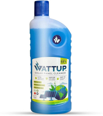 WattUp Solar Panel Cleaning Liquid | Non-Acidic & Improves Power Generation - 500 ML Stain Remover