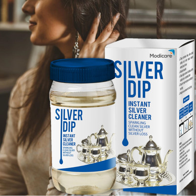 SILVER DIP New Instant Silver Cleaner Sparkling Clean Without Silver Loss-300ML Stain Remover