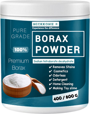 Neckkonix Borax Powder 800 Grams Reusable Container Pack Stain Remover