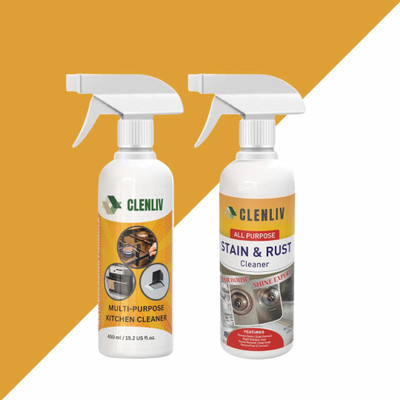 Clenliv Kitchen & Stain Rust Remover Spray for Multipurpose Cleaning Solution. Stain Remover