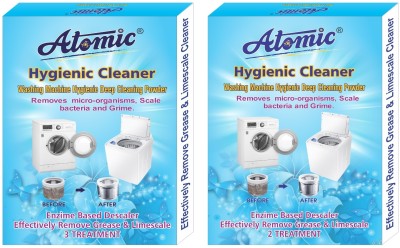 ATOMIC Washing Machine Hygienic Deep Cleaner 150 GM X 5= 750gm | Best Descale Powder Stain Remover