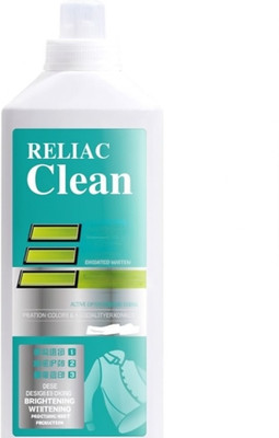 RELIAC Colorful Clean Color‑Safe Bleach Liquid Laundry Whitener & Booster Stain Remover Fresh Liquid Detergent(425 ml)