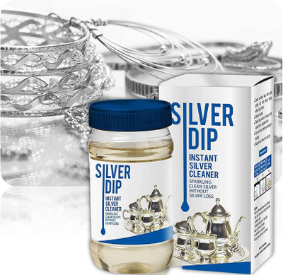 TVADARTHAM Silver Dip Instant Silver Cleaner Sparkling Clean Instantly Restores Shine Stain Remover