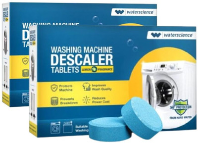 Water Science washing machine cleaner tablets combo pack of 2 (24 pcs) Stain Remover