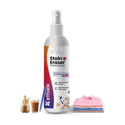 ethiek Stain Eraser Fabric Spray | Instant Remover for Fresh & Old Stains, Color Safe Stain Remover(75 ml)