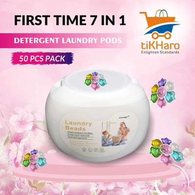 takemesale Laundry Pods for Residue-Free Cleaning, Long-Lasting Fragrance, Multicolour Stain Remover