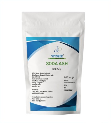 VITSZEE Soda Ash Light Powder | for DIY Detergent making | 500gm Stain Remover