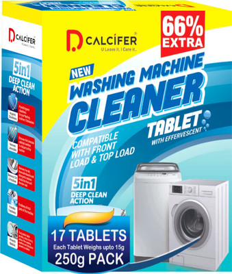 Dcalcifer Descale Washing Machine Cleaner Descaling Tablet Front & Top Load Drum Descaler(250 g)