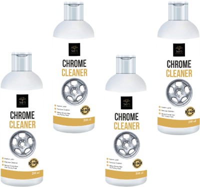 SAPI'S chrome cleaner 200ml pack of 4 Rust Removal Solution with Trigger Spray(800 ml)