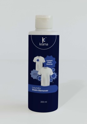 KRama Active Enzyme Laundry Stain Remover for all types of fabric Fresh Fabric Whitener(200 ml)