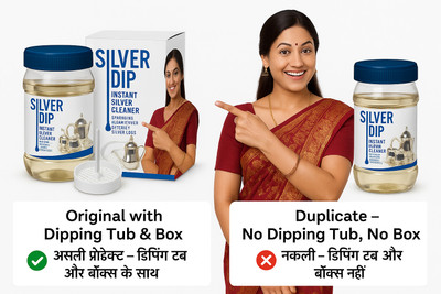 SILVER DIP Modicare New Instant Silver Cleaner Silverdip–Sparkling Clean Without Loss Stain Remover