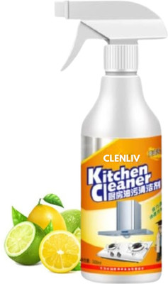 Clenliv Kitchen Cleaner Removes Grease, Dirt & Tough Stains with Natural Cleaning Stain Remover