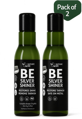 Nature Wipe INSTANT SILVER CLEANER WITHOUT SILVER LOSS PACK 2 Stain Remover