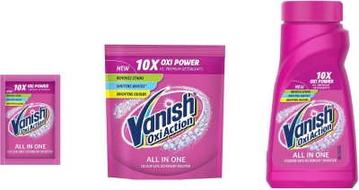 Vanish All in One Liquid & Powder Detergent Booster 200G +25G+ 180ML Stain Remover