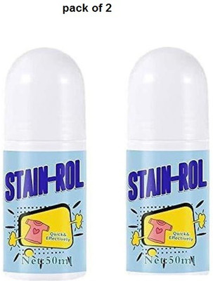 Shivup Stain Remover Roller-Ball Cleaner for Clothes,Portable No-wash Instant pack of 2 Stain Remover