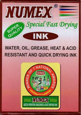 Numex Black Ink Special Fast Drying Ink Permanent Ink Stamp Pad Ink