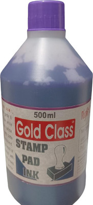 GoldClass Stamp Pad Ink(500ml)(Voilet) Stamp Pad Ink(500 ml)