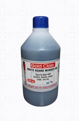 GoldClass 500ml Whiteboard Marker Ink Blue - 1 Bottles Stamp Pad Ink(500 ml)