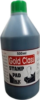 GoldClass Stamp Pad Ink(500ml)(Green)_1 Stamp Pad Ink(500 ml)