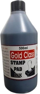 GoldClass Stamp Pad Ink(500ml)(Black)_2 Stamp Pad Ink(500 ml)