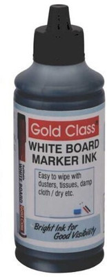 GoldClass 100ml Whiteboard Marker ink Black - 1 Bottle Stamp Pad Ink(100 ml)