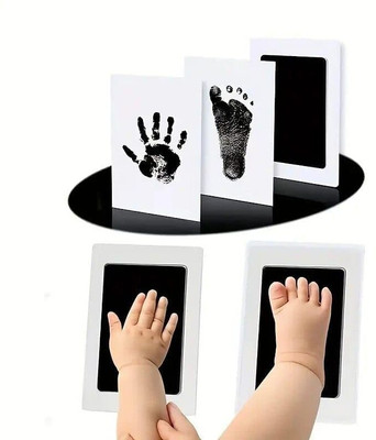 TN CREATION Inkless Foot Print Baby Hand and Footprint(Set Of 2, Multicolor)