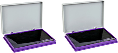 Fateh Stamp pad ( Thumb Print ink pad ) Violet(Set Of 2, Violet)