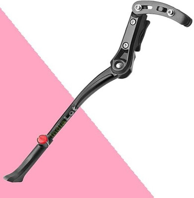 NSV Bicycle Adjustable MTB Road cycle Kickstand Cycling Stand(Aluminium, Black)