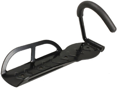 NSV Bike Stand Adjustable Wall Mounted Hook Rack Holder Hanger Cycling Stand(Aluminium, Black)