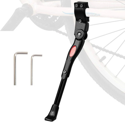 FCC RACING Adjustable Bicycle Kickstand Aluminum Alloy Bicycle Side Kickstand 2 Hexagon Cycling Stand(Aluminium)