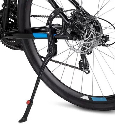 DSTECHBAR 1.Bicycle Adjustable MTB Road Cycle Side Kickstand Durable Aluminum (Black) Cycling Stand(Aluminium, Black)