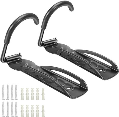 NSV Premium Quality Cycle Wall Hanging Heavy Duty Wall Stand combo Of 2 Cycling Stand(Aluminium, Black)