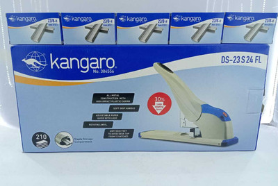 NATH JI Manual No.23-8-H Pins Stapler(Set of 1, White)
