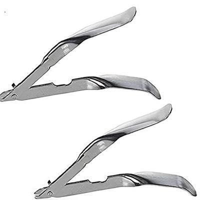Rilekh Reusable universal Surgical Staples Surgical Stapler Remover(Set of 2, Silver)