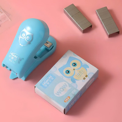 NFI essentials Medium Medium Round Staplers(Set of 1, Blue)