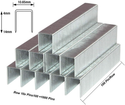 Inditrust new pin 12mm N/A Stapler Pins(Set of 1000, Silver)