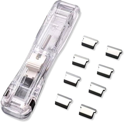 Roztocze Plastic Medium Pin clamp clip staple stapler(Set of 50, Multicolor)