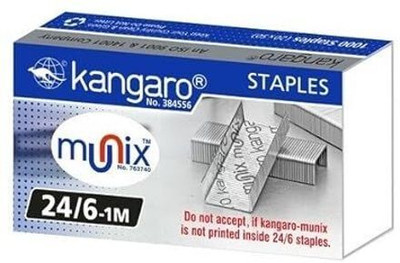 Good Write Desk Essentials Heavy Duty Steel Wire 24/6-1M Manual Zinc Coated(Set of 20, Silver)