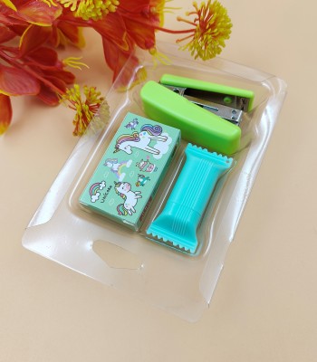 Paper Bear Combo Green Unicorn Stapler Theme Stapler Set Art & Craft Kit PC of 2 NA  Stapler
