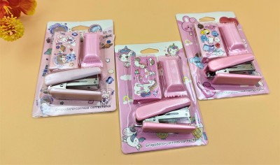 Paper Bear Pink Stapler Theme Stapler Set Art & Craft Kit PC of 3 NA  Stapler