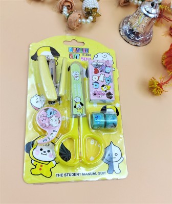 Paper Bear Stapler Set Art & Craft Kit Scissors(Set of 1, Multicolor)