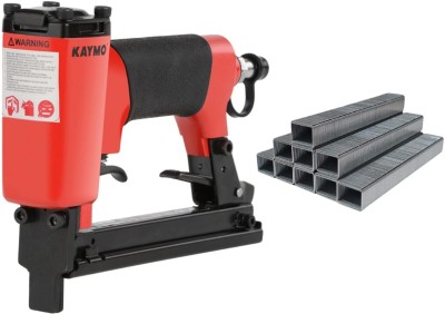 KAYMO Pneumatic Stapler Gun Red NEO-PS8016 with 80 Series Staple 8mm(10000 pcs) Pneumatic  Stapler