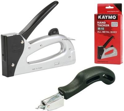 KAYMO Hand Tacker M-10 Metal Body 6-10mm With Staple Remover Cordless  Stapler