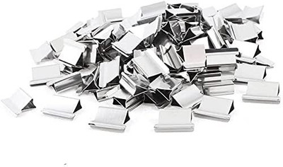 Augen Mini Office Supplies Paper Clip 80 Pcs Reusable Clips, Binder Paper Clamps NA  Stapler