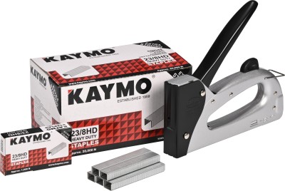 KAYMO Hand Tacker M-10 Metal Body 6-10mm with 23/8H Stapler Pin 8mm(20,000 Staples) Cordless  Stapler