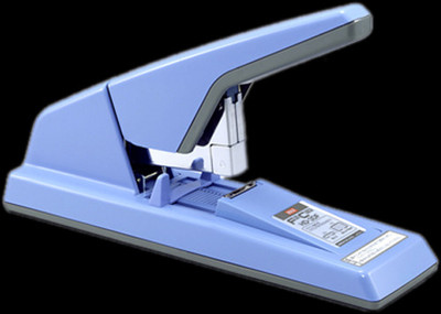 Maxim Max HD-3DF Medium-Capacity Flat-Clinch Heavy-Duty Stapler, 75 Sheet Cap, Blue Cordless  Stapler