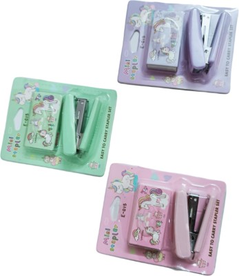 HARBAN MART Unicorn Mini Stapler and Pin Set - Pack of 3 Pcs Cordless  Stapler
