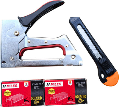 TOVILLA Miles TS-623 Heavy Duty Stapler Combo Pack Sofa Stapler Machine, Pin Machine Cordless  Stapler